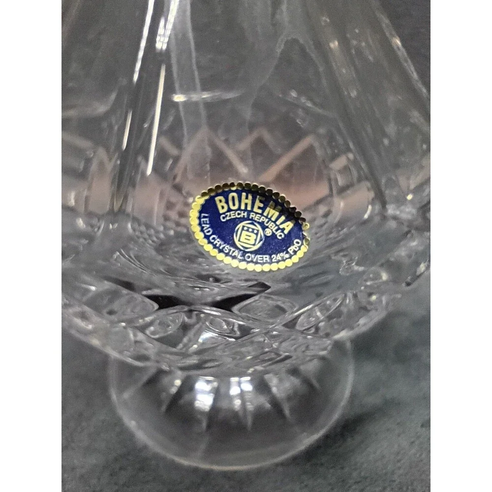 Bohemian 24% PbO Lead Crystal Decanter 12